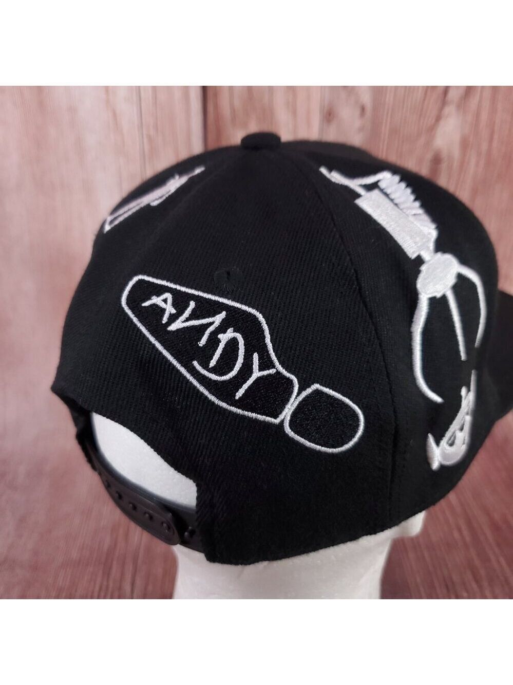 Rare Disney Pixar Toy Story Snapback Hat Unisex One Size Adjustable Black - Picture 13 of 16